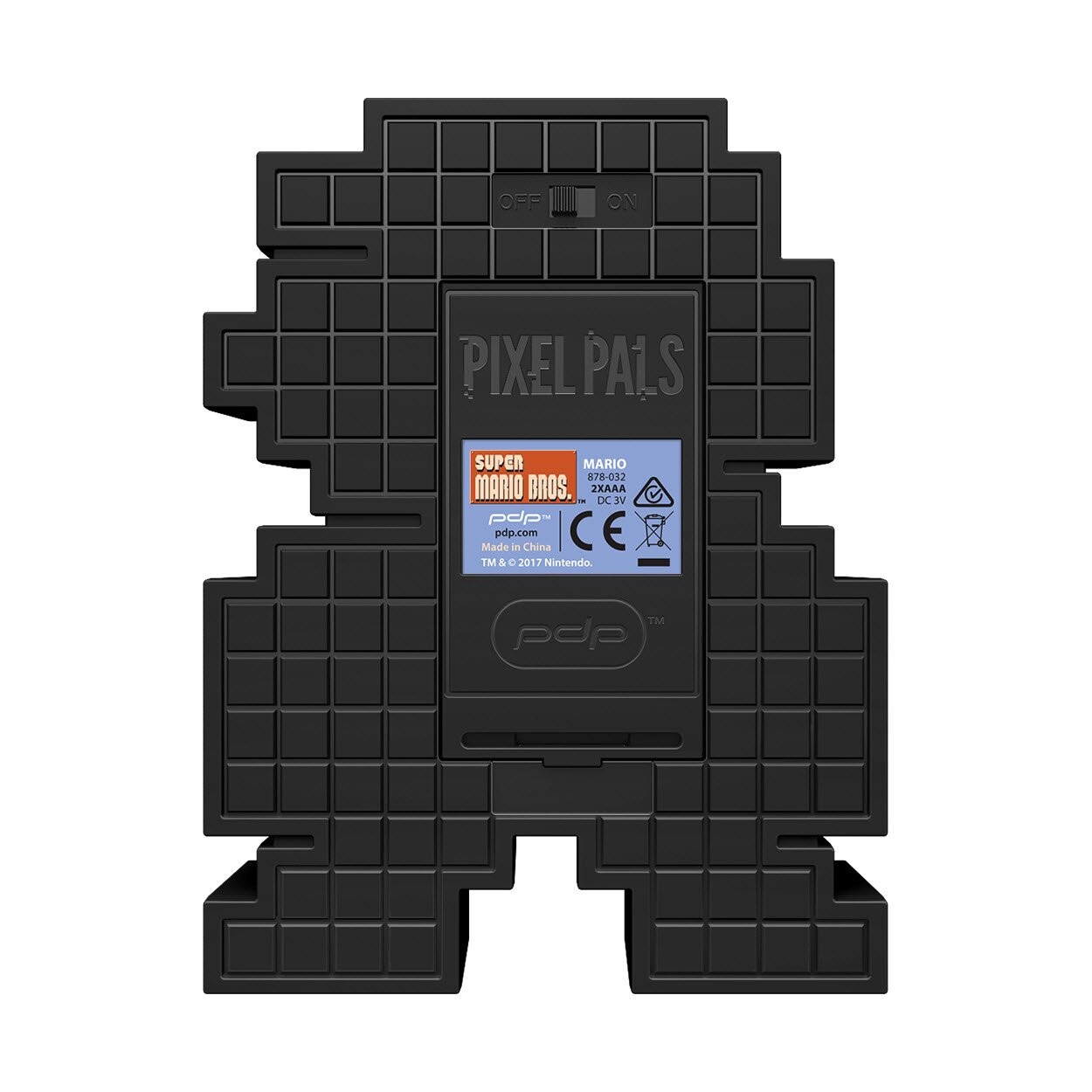 Super Mario Brothers - Mario - Light-Up Figure - Pixel Pals  (009) (PDP)