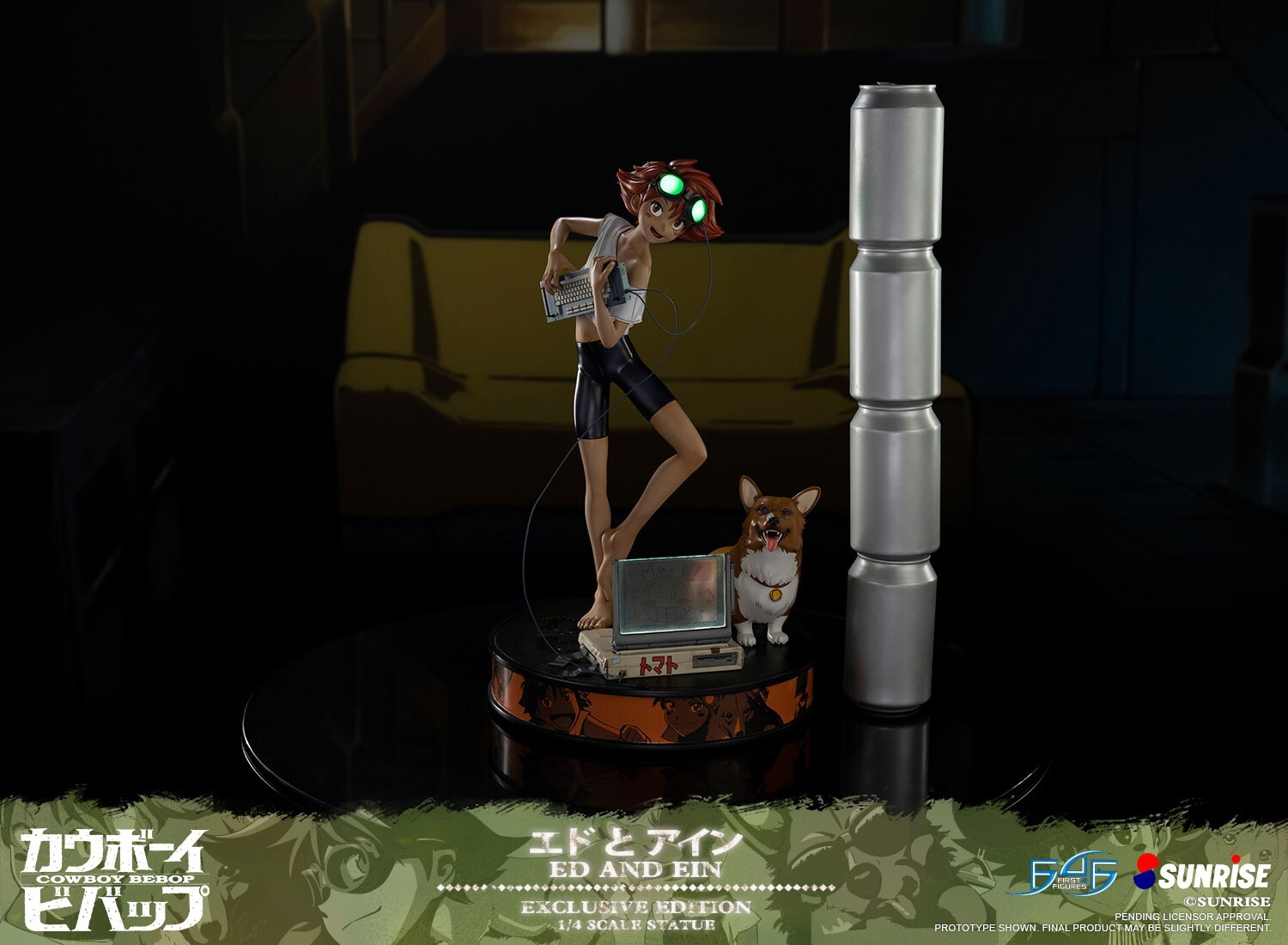 Cowboy Bebop - Edward Wong Hau Pepelu Tivrusky IV - Ein - 1/4 - Exclusive Edition (First 4 Figures)