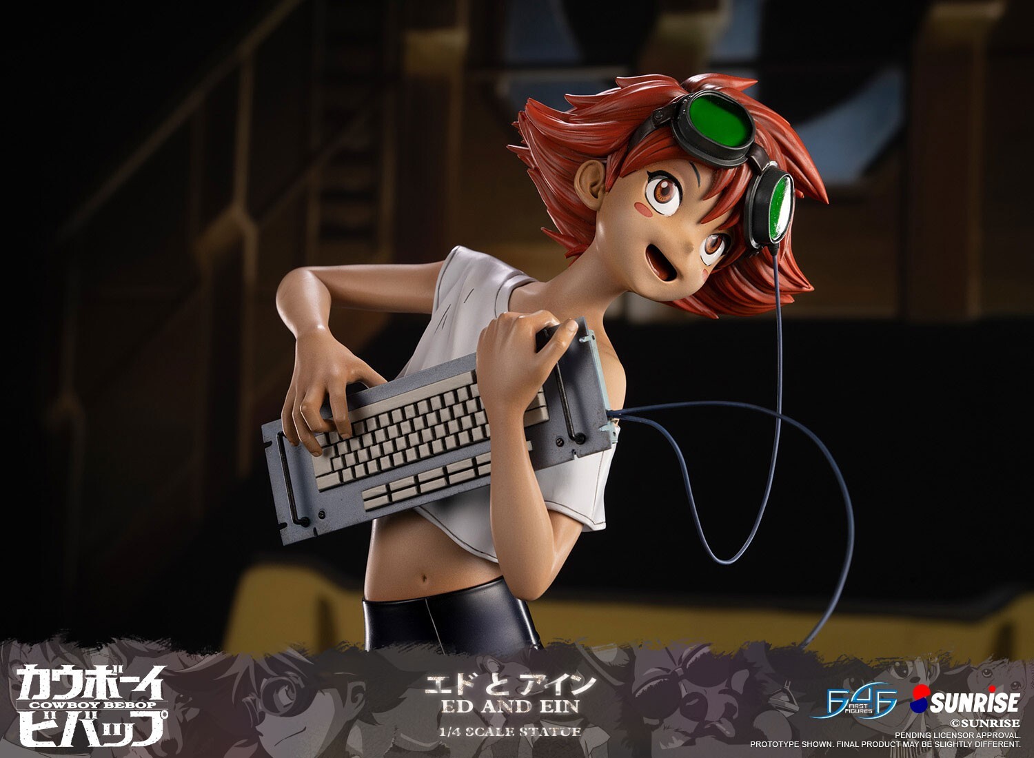 Cowboy Bebop - Edward Wong Hau Pepelu Tivrusky IV - Ein - 1/4 - Exclusive Edition (First 4 Figures)