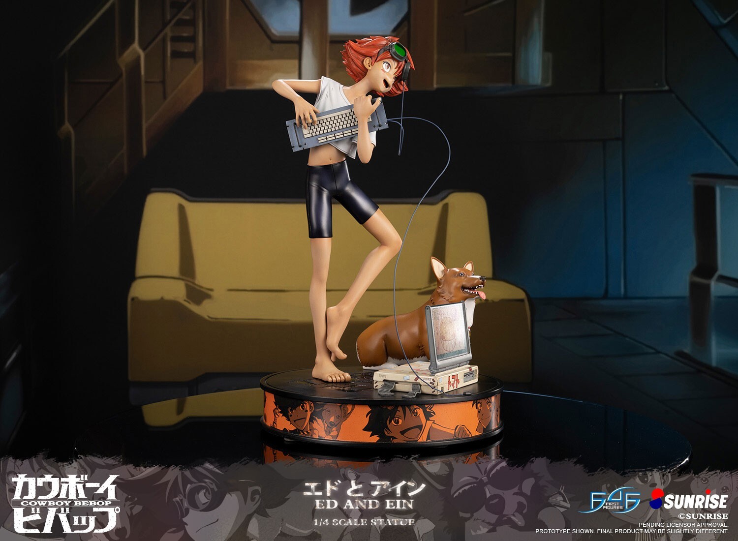 Cowboy Bebop - Edward Wong Hau Pepelu Tivrusky IV - Ein - 1/4 - Exclusive Edition (First 4 Figures)
