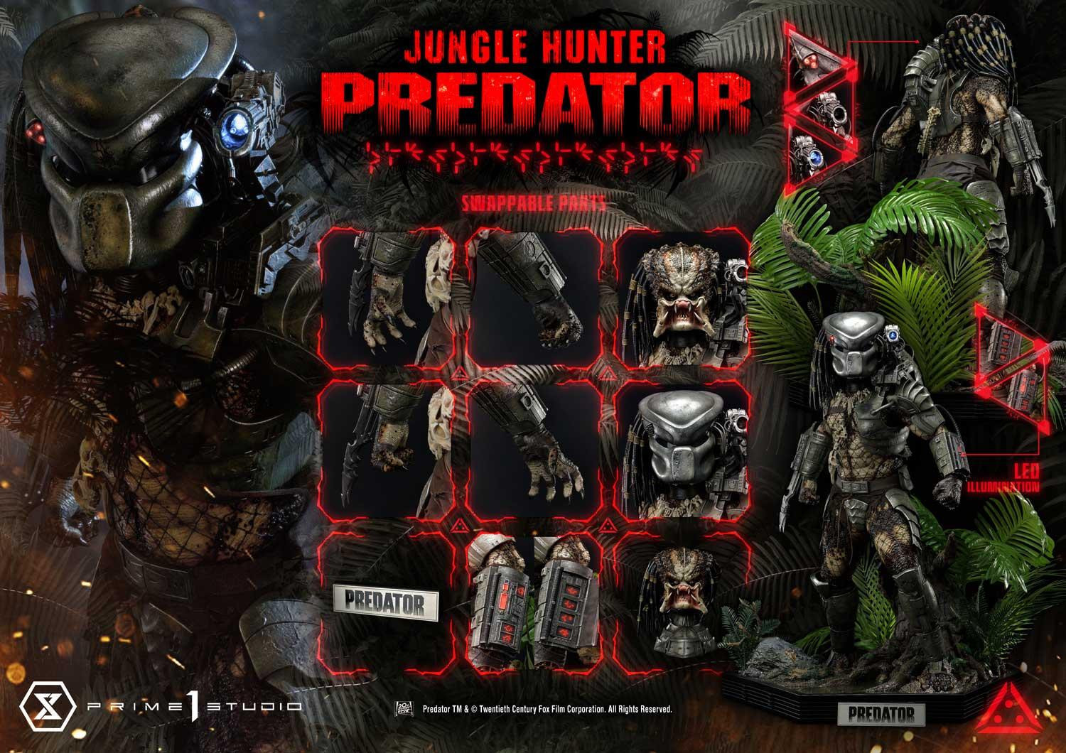 Predator - Museum Masterline Series  (MMPR-01DXS) - 1/3 - DX Bonus Version (Prime 1 Studio)