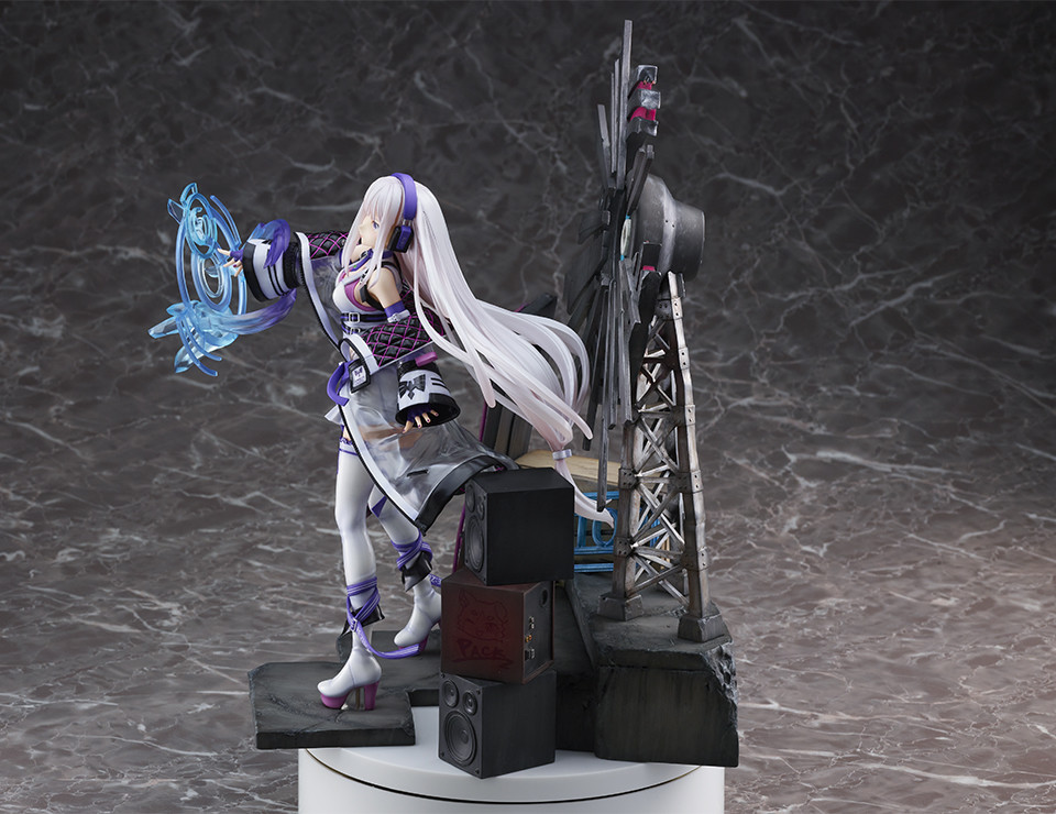 Re:Zero kara Hajimeru Isekai Seikatsu - Emilia - Shibuya Scramble Figure - 1/7 - Neon City Ver. (Alpha Satellite, eStream)