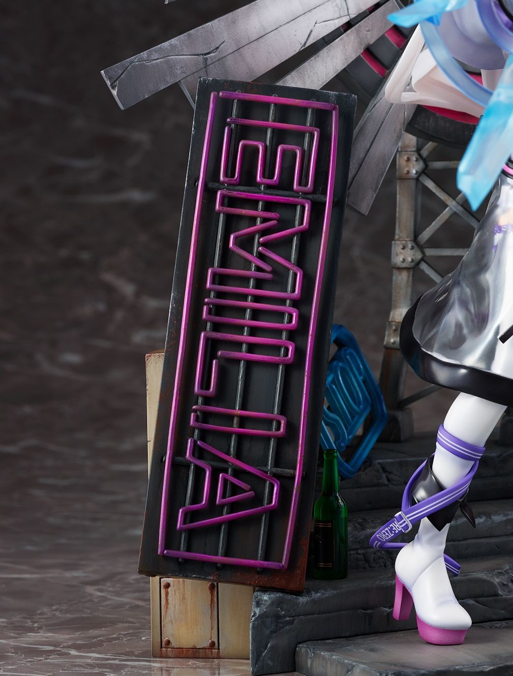 Re:Zero kara Hajimeru Isekai Seikatsu - Emilia - Shibuya Scramble Figure - 1/7 - Neon City Ver. (Alpha Satellite, eStream)