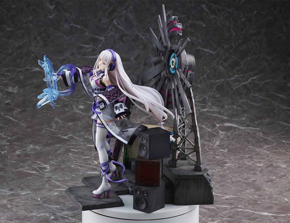 Re:Zero kara Hajimeru Isekai Seikatsu - Emilia - Shibuya Scramble Figure - 1/7 - Neon City Ver. (Alpha Satellite, eStream)