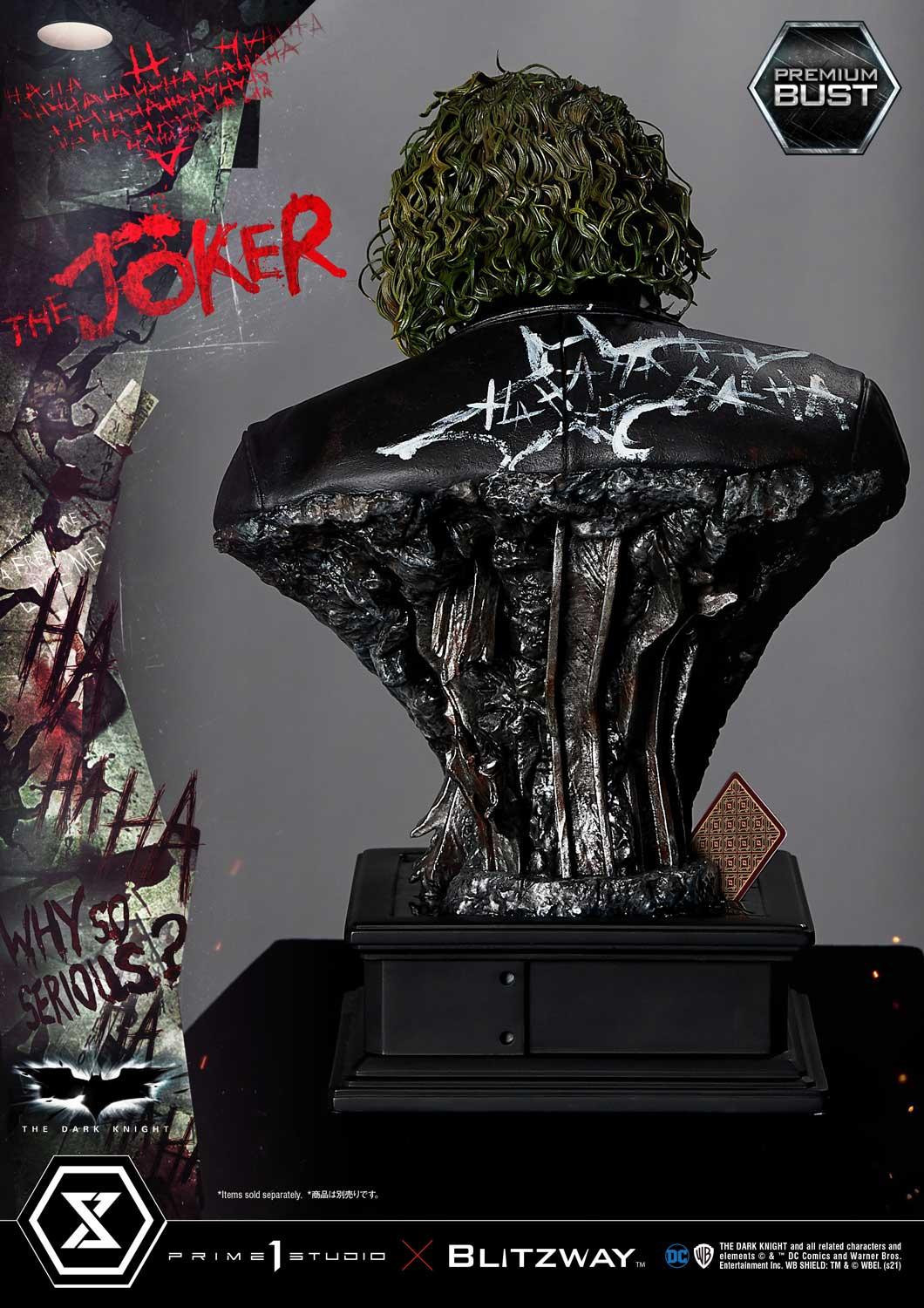 The Dark Knight - Joker - Bust - Premium Bust  (PBDC-08) - 1/3 (Blitzway, Prime 1 Studio)