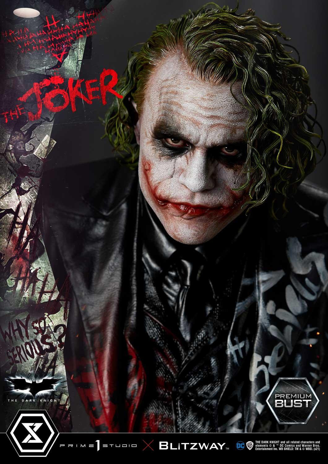 The Dark Knight - Joker - Bust - Premium Bust  (PBDC-08) - 1/3 (Blitzway, Prime 1 Studio)