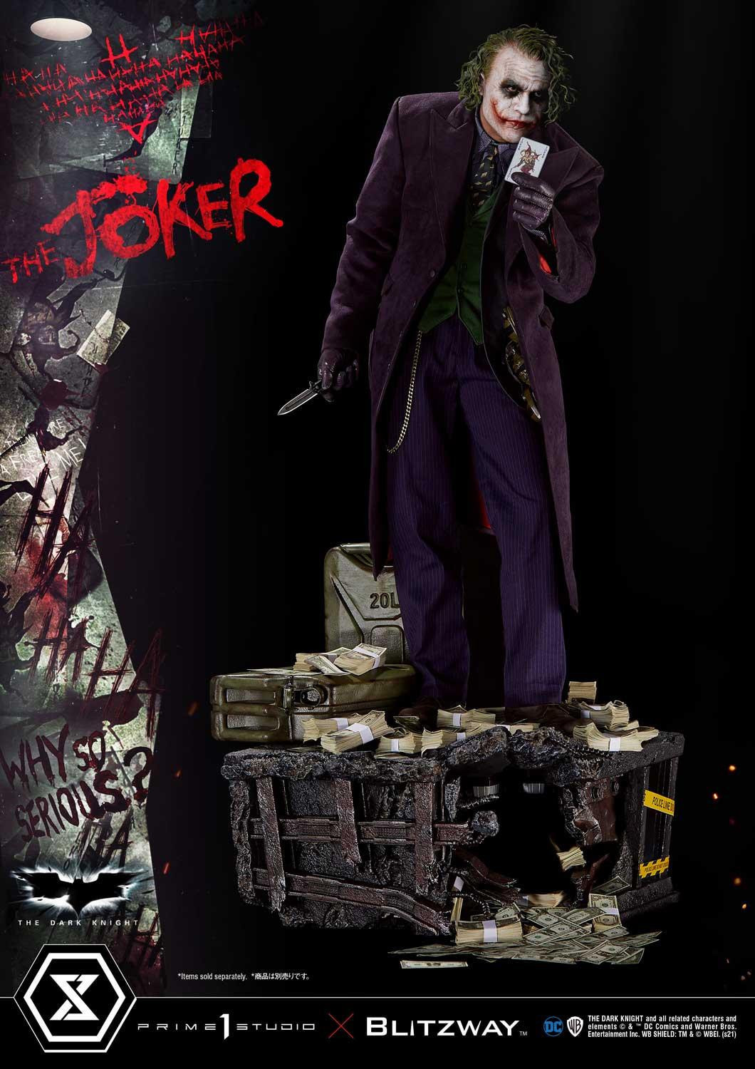 The Dark Knight - Joker - Bust - Premium Bust  (PBDC-08) - 1/3 (Blitzway, Prime 1 Studio)