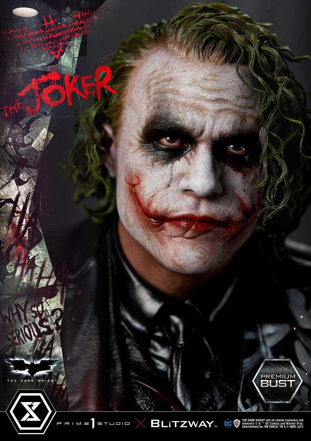 The Dark Knight - Joker - Bust - Premium Bust (PBDC-08) - 1/3 (Blitzway, Prime 1 Studio)