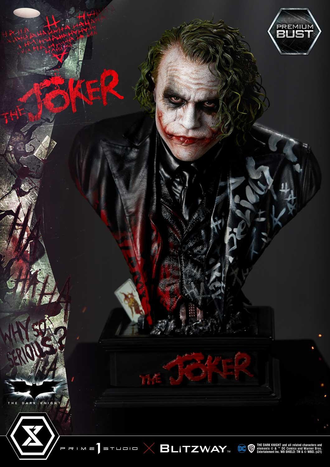 The Dark Knight - Joker - Bust - Premium Bust (PBDC-08) - 1/3 (Blitzway, Prime 1 Studio)