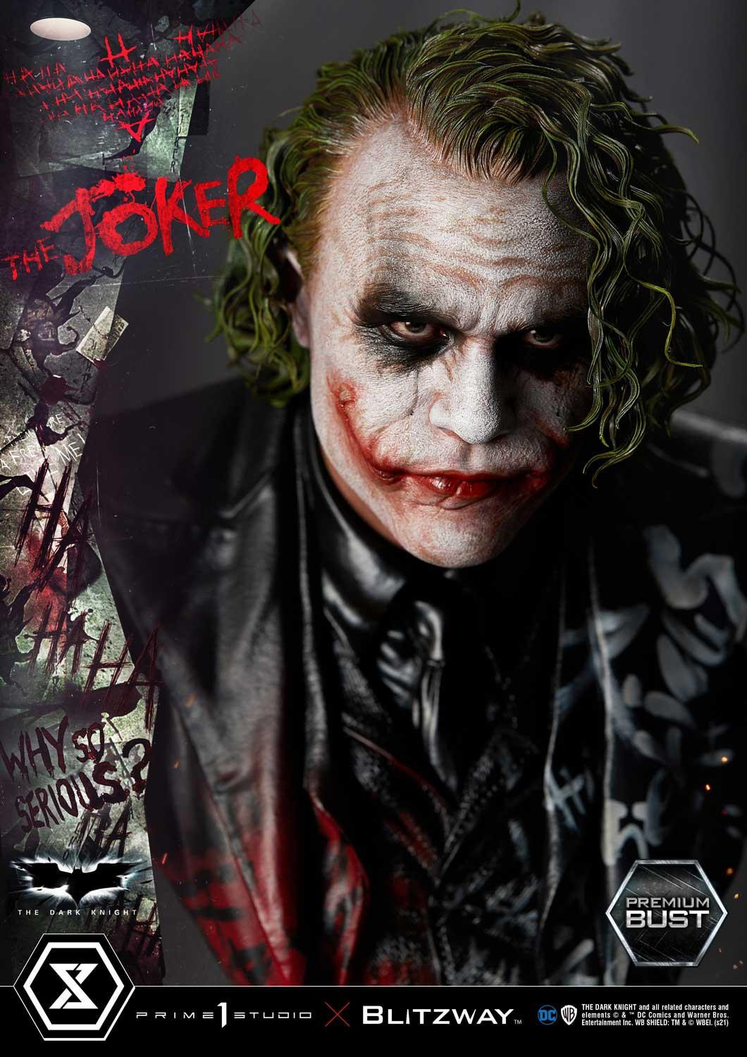The Dark Knight - Joker - Bust - Premium Bust (PBDC-08) - 1/3 (Blitzway, Prime 1 Studio)