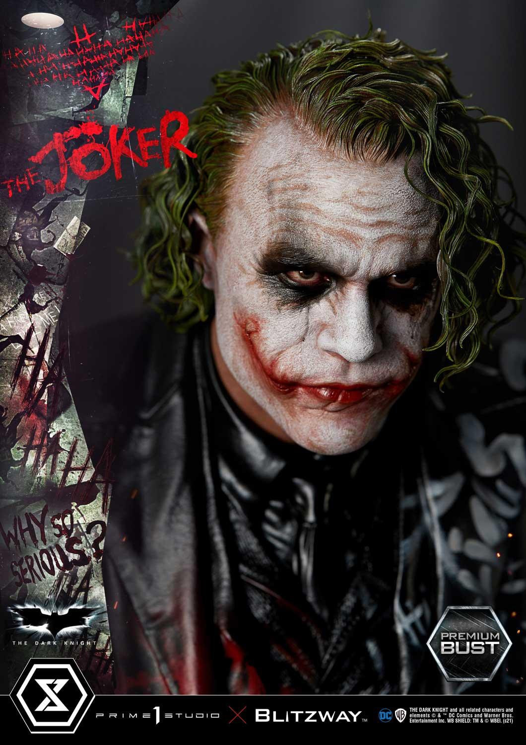 The Dark Knight - Joker - Bust - Premium Bust (PBDC-08) - 1/3 (Blitzway, Prime 1 Studio)