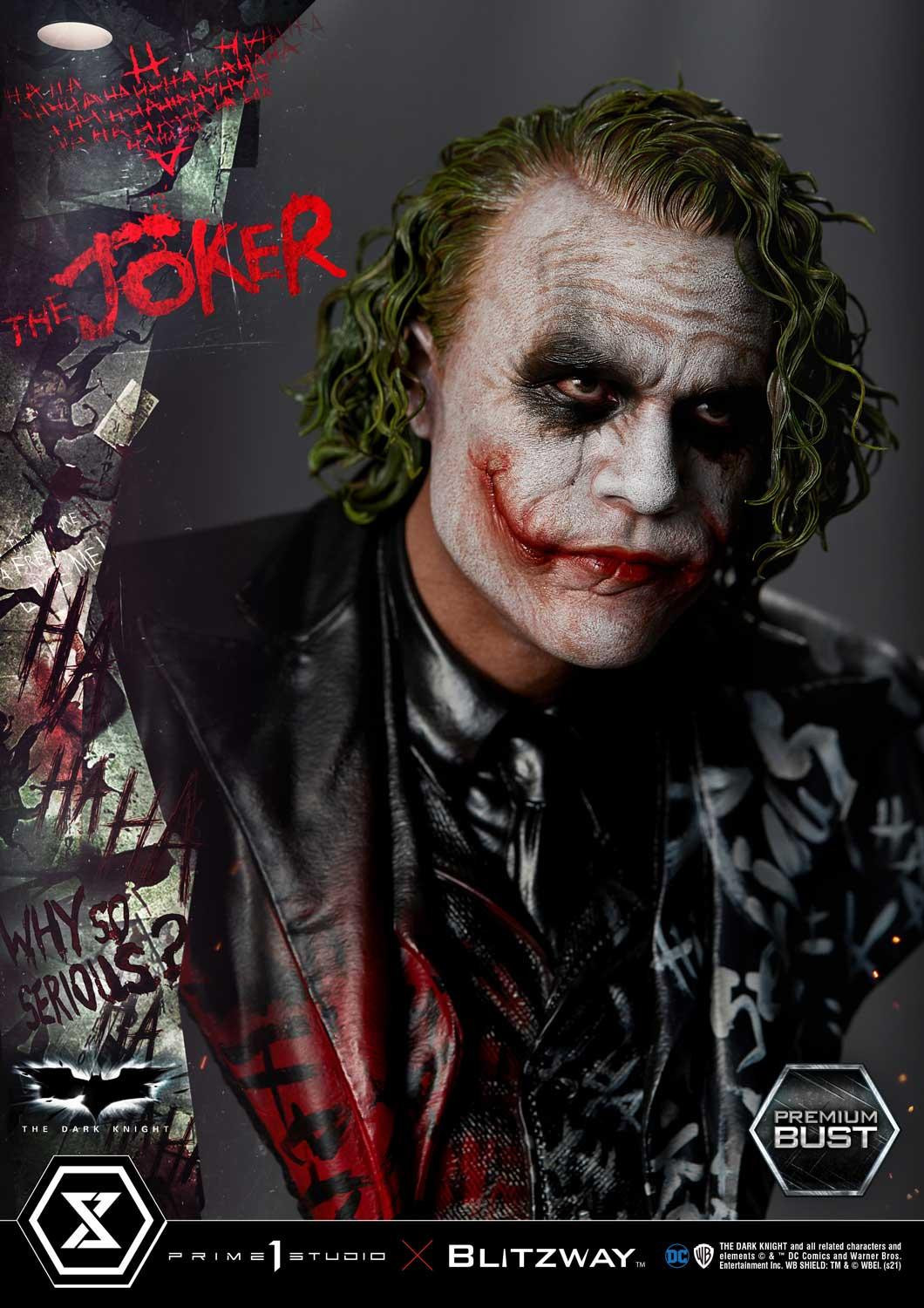 The Dark Knight - Joker - Bust - Premium Bust (PBDC-08) - 1/3 (Blitzway, Prime 1 Studio)