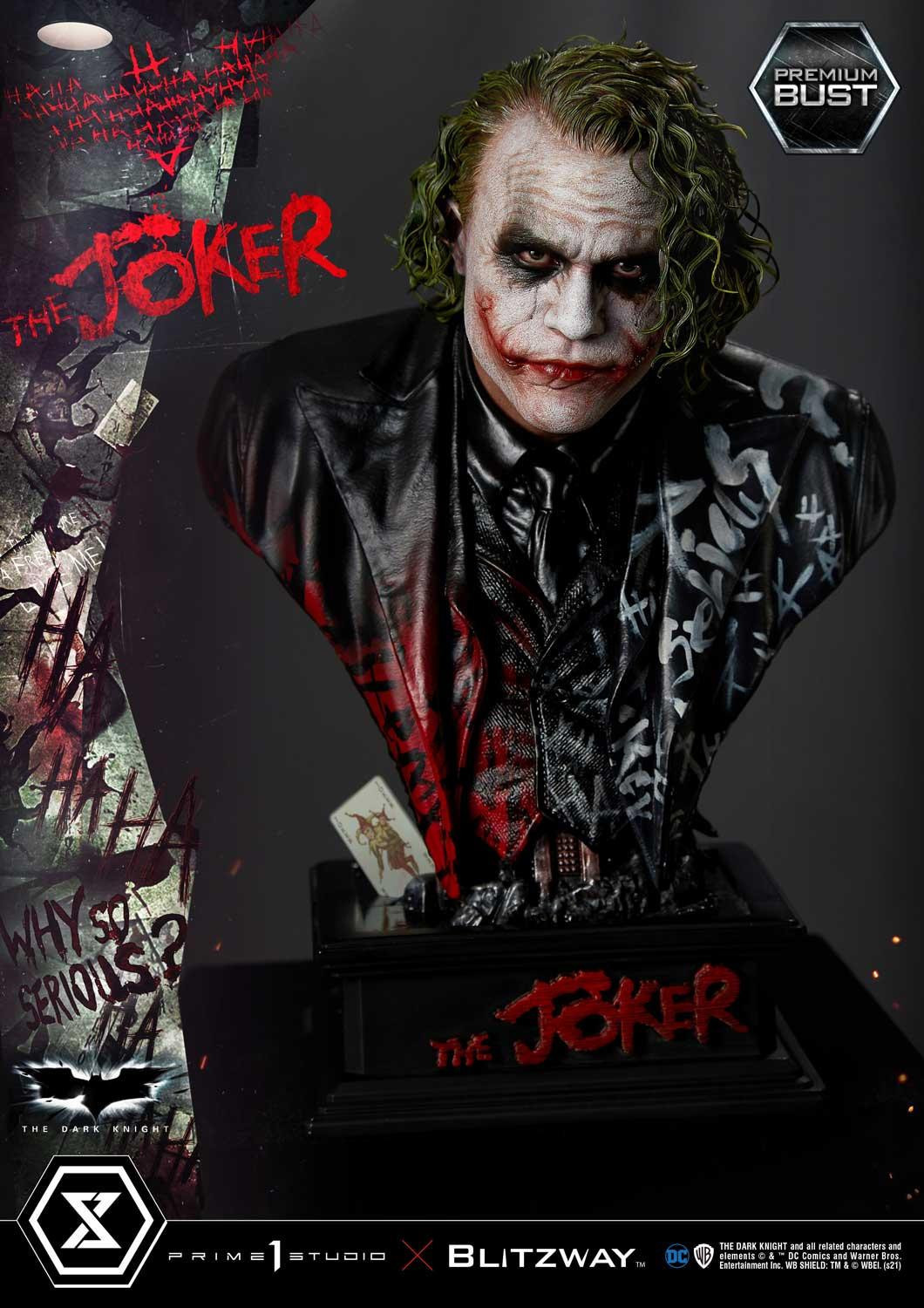 The Dark Knight - Joker - Bust - Premium Bust (PBDC-08) - 1/3 (Blitzway, Prime 1 Studio)