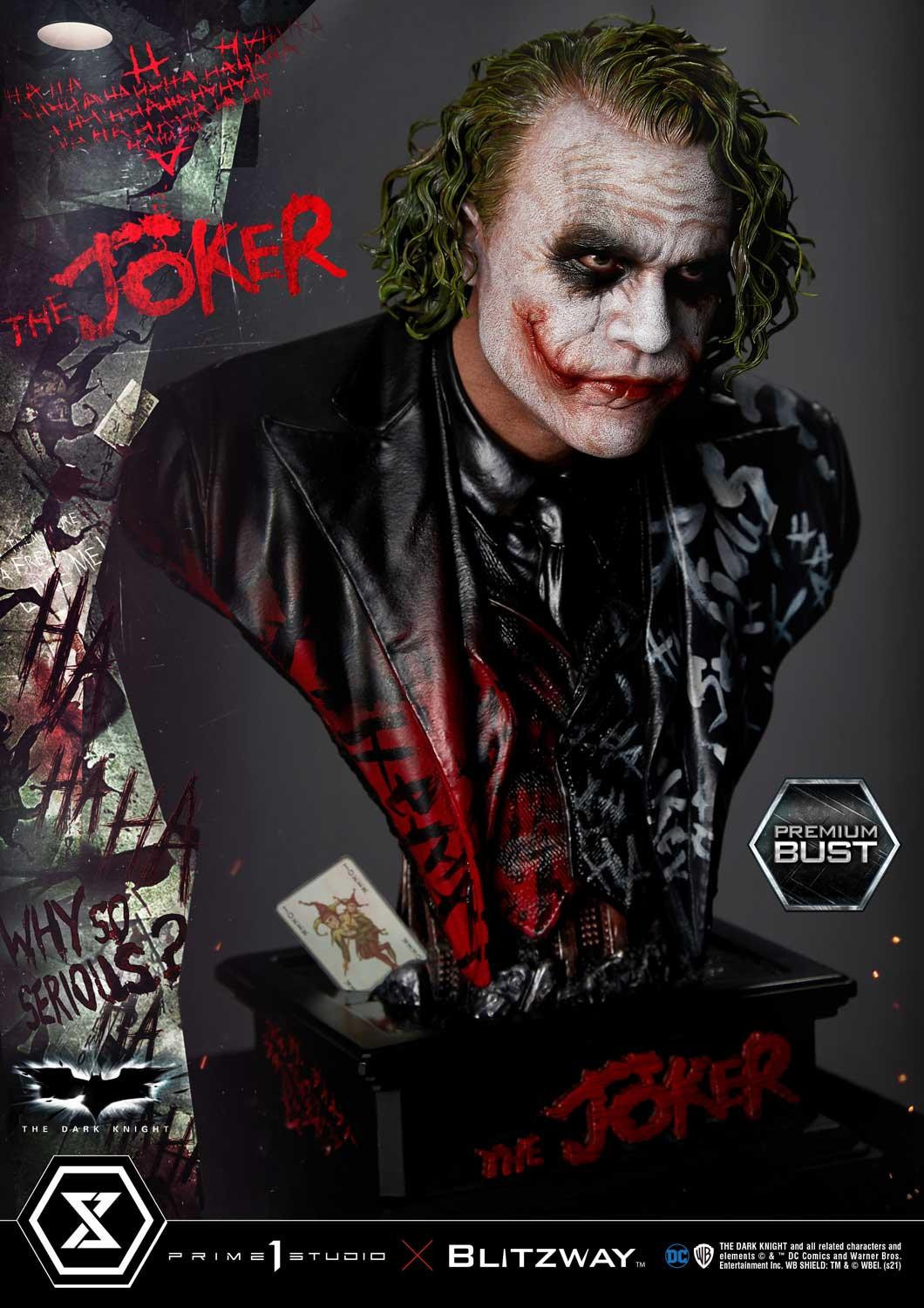 The Dark Knight - Joker - Bust - Premium Bust (PBDC-08) - 1/3 (Blitzway, Prime 1 Studio)