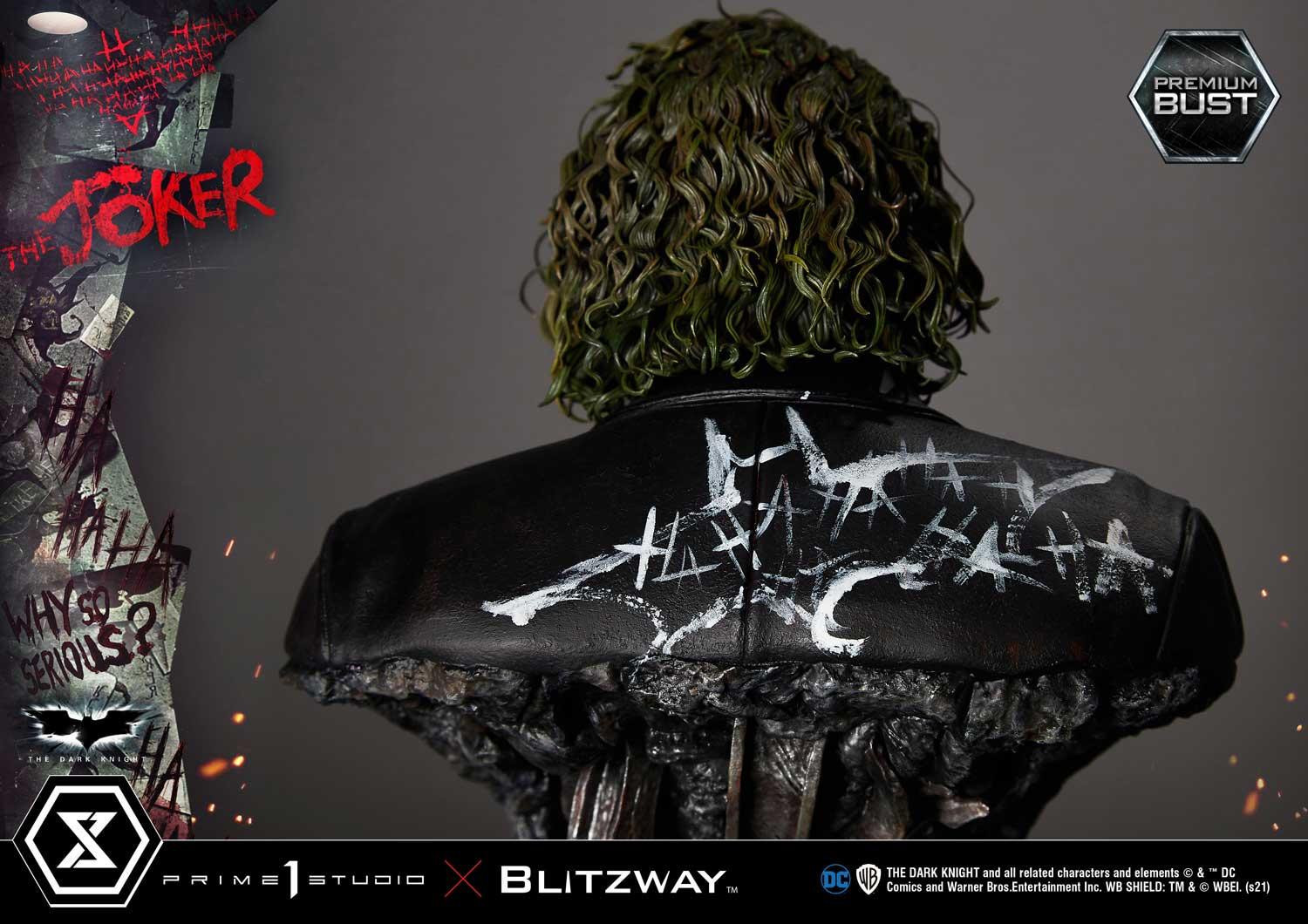 The Dark Knight - Joker - Bust - Premium Bust (PBDC-08) - 1/3 (Blitzway, Prime 1 Studio)