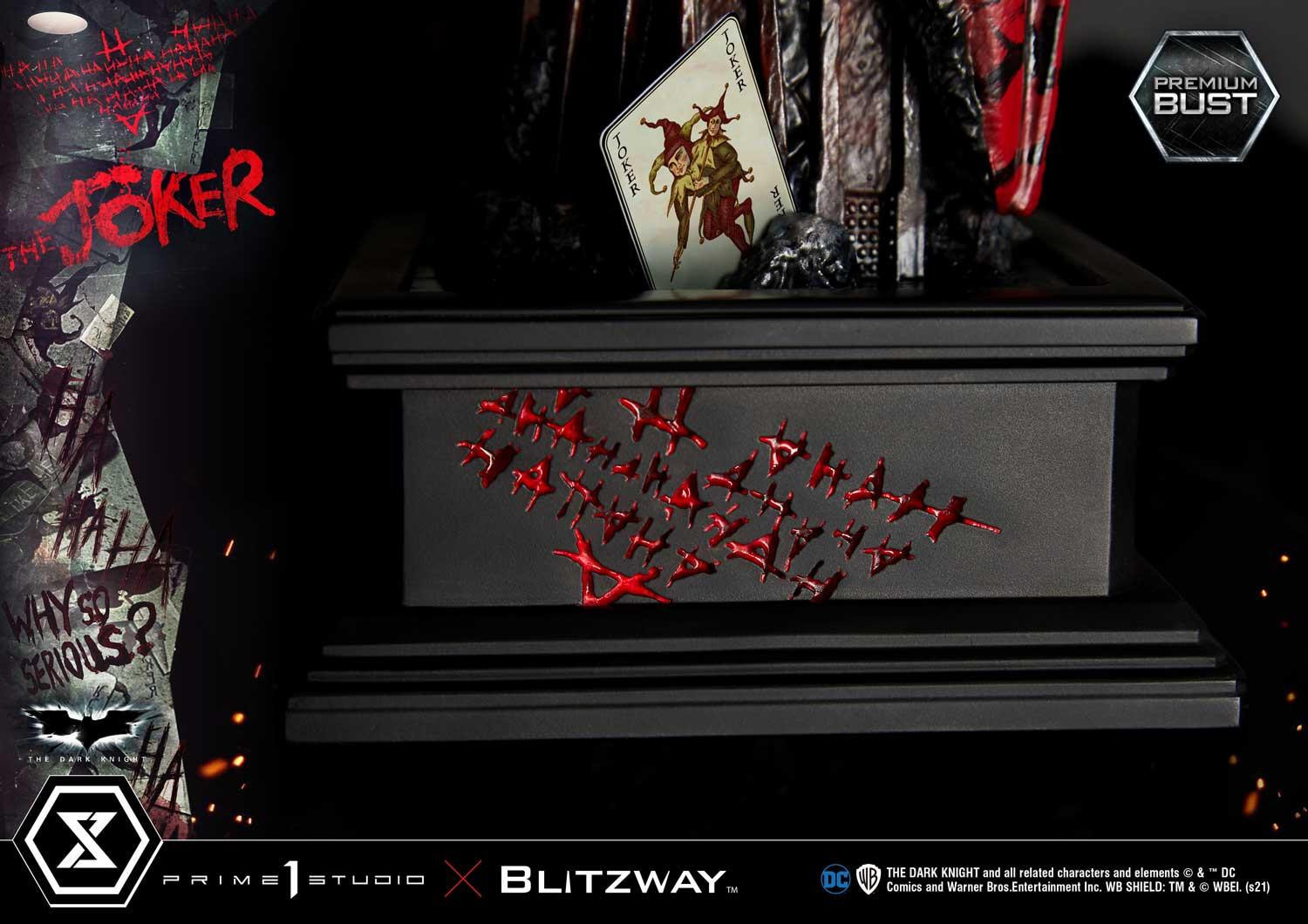 The Dark Knight - Joker - Bust - Premium Bust (PBDC-08) - 1/3 (Blitzway, Prime 1 Studio)