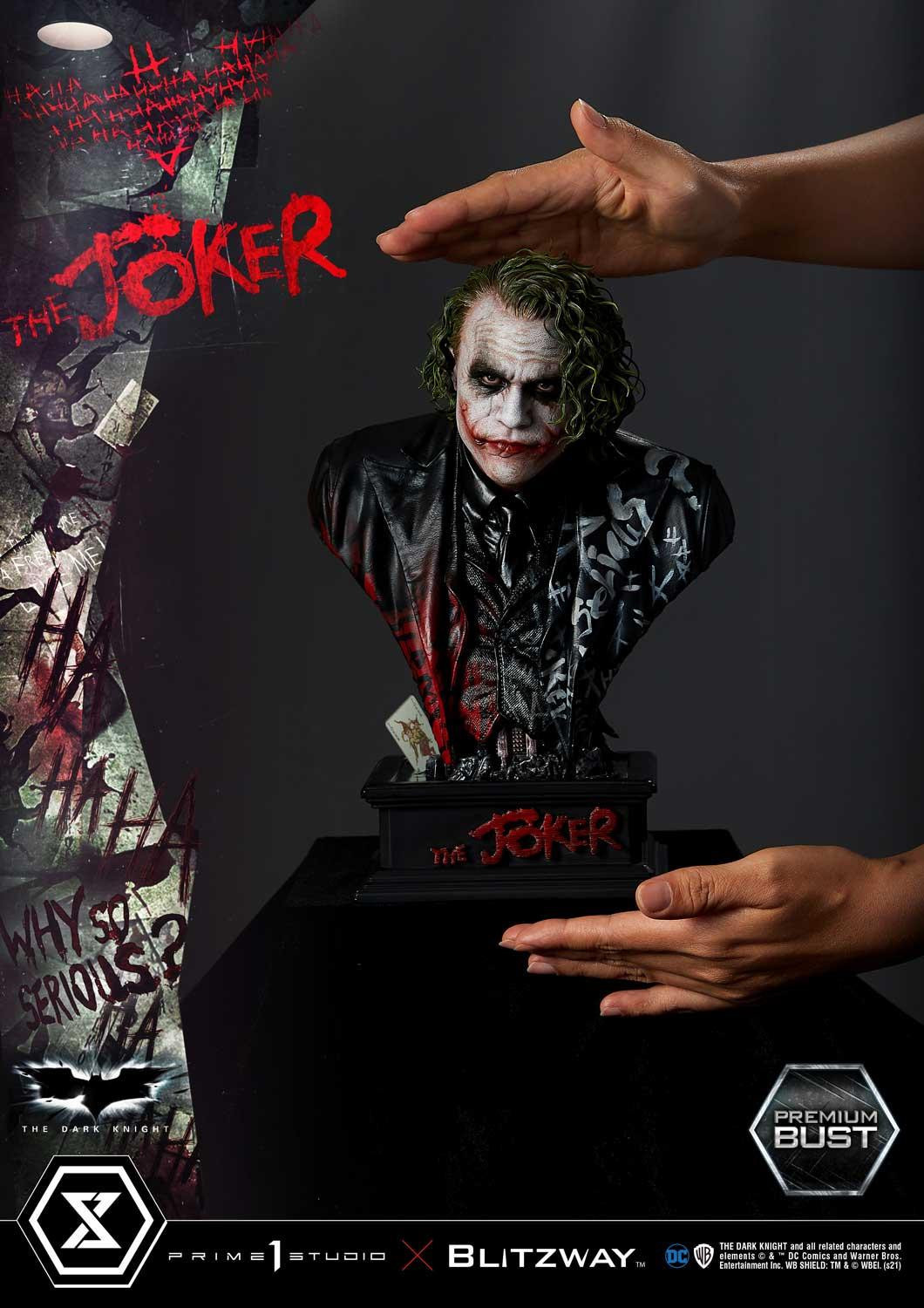 The Dark Knight - Joker - Bust - Premium Bust (PBDC-08) - 1/3 (Blitzway, Prime 1 Studio)