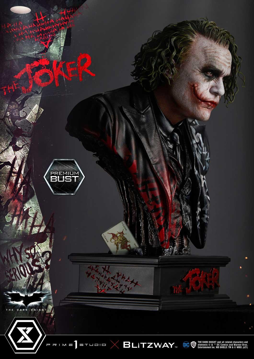 The Dark Knight - Joker - Bust - Premium Bust (PBDC-08) - 1/3 (Blitzway, Prime 1 Studio)