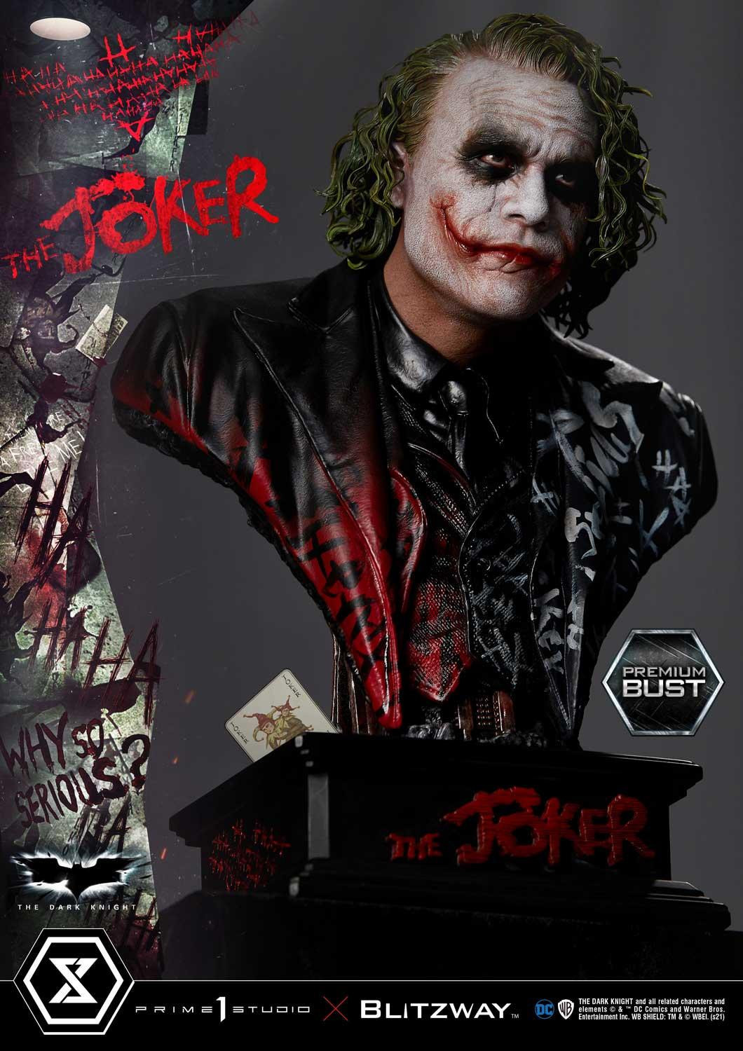 The Dark Knight - Joker - Bust - Premium Bust (PBDC-08) - 1/3 (Blitzway, Prime 1 Studio)