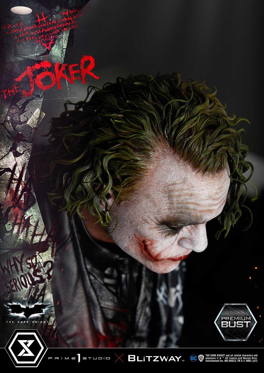 The Dark Knight - Joker - Bust - Premium Bust (PBDC-08) - 1/3 (Blitzway, Prime 1 Studio)