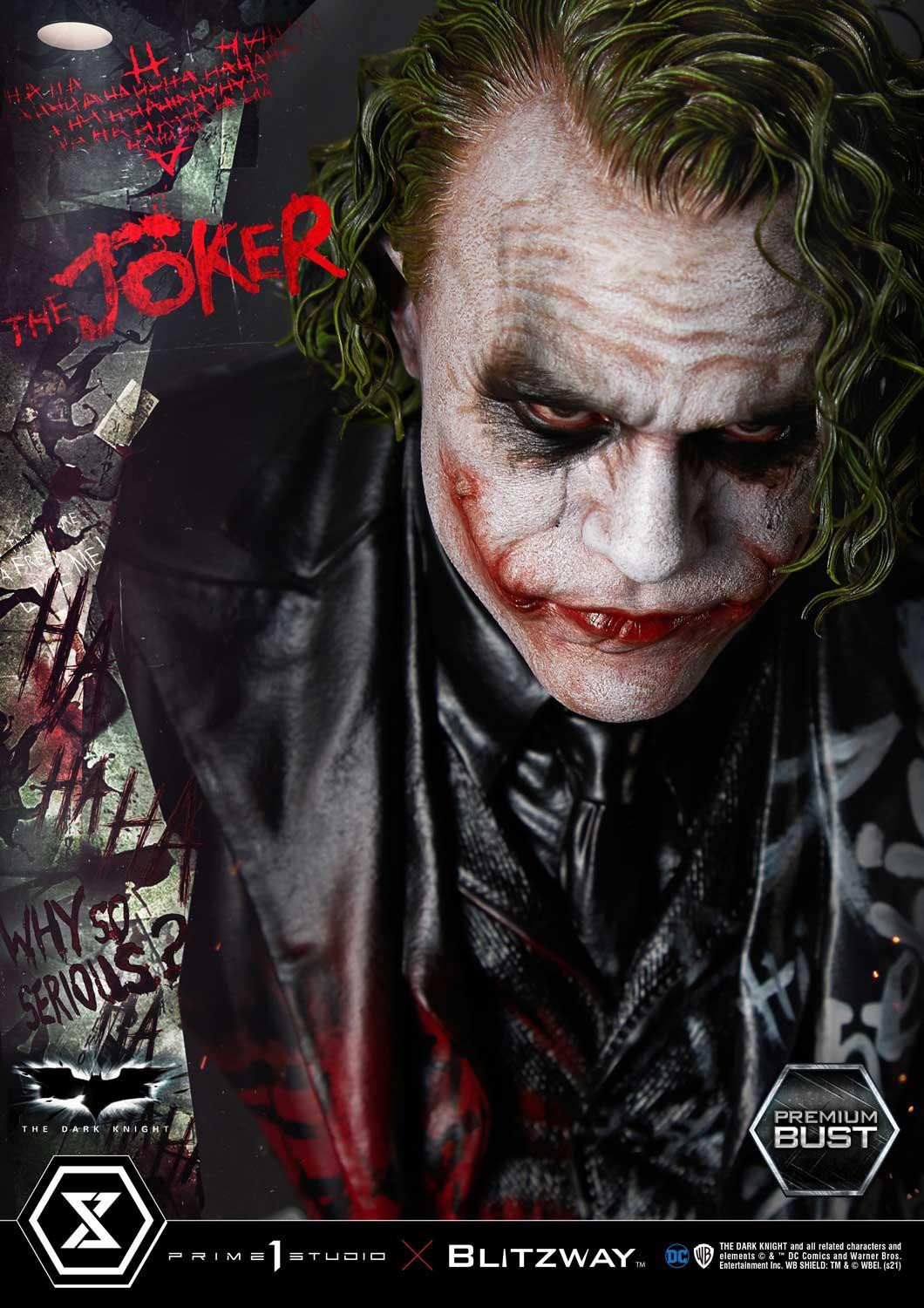 The Dark Knight - Joker - Bust - Premium Bust (PBDC-08) - 1/3 (Blitzway, Prime 1 Studio)