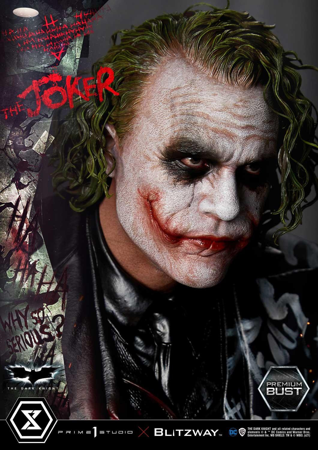 The Dark Knight - Joker - Bust - Premium Bust (PBDC-08) - 1/3 (Blitzway, Prime 1 Studio)