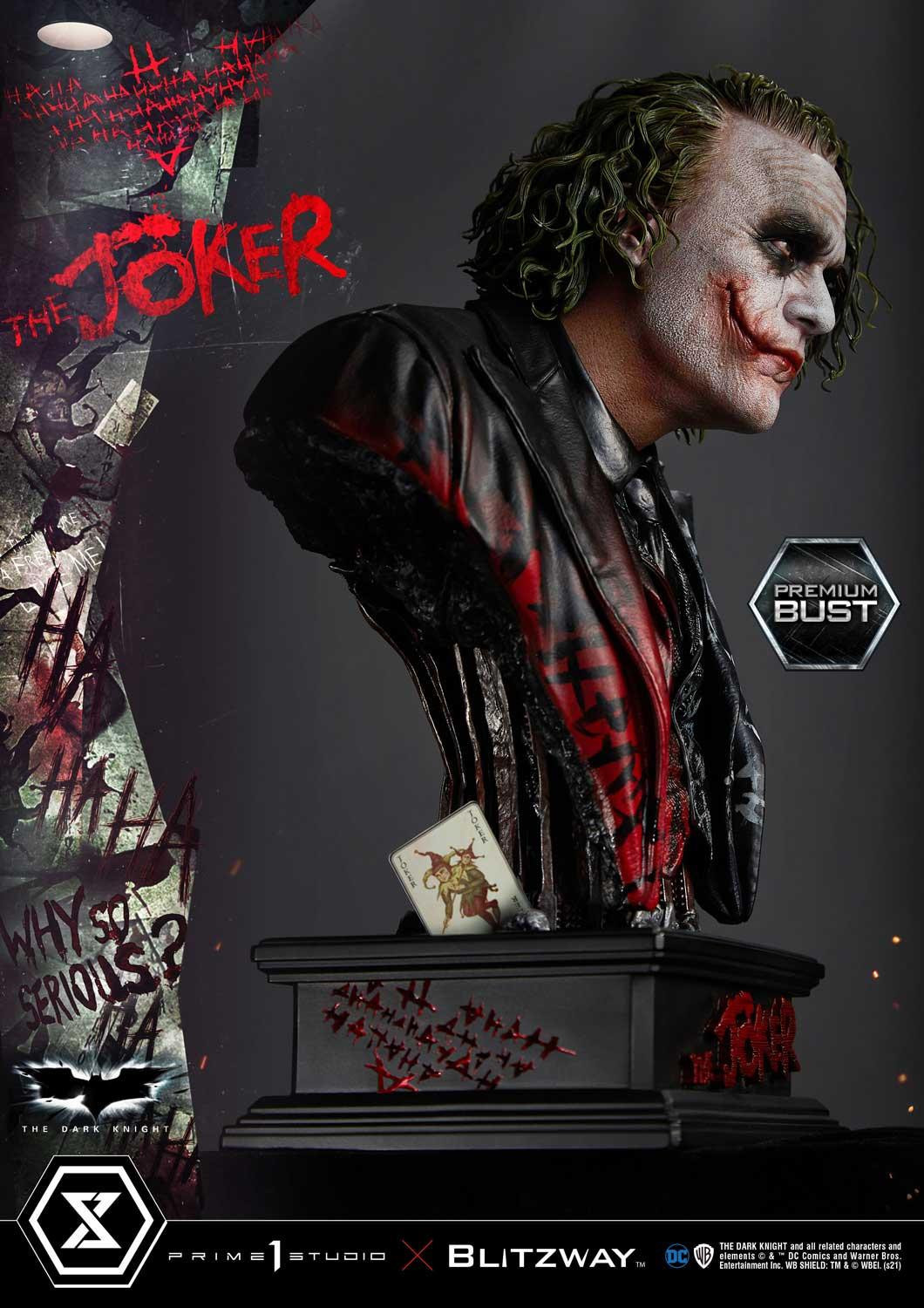 The Dark Knight - Joker - Bust - Premium Bust (PBDC-08) - 1/3 (Blitzway, Prime 1 Studio)