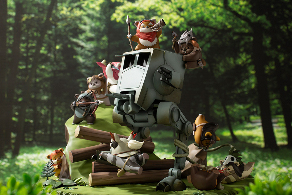 Star Wars: Episode VI – Return of the Jedi - Chief Chirpa - Kneesaa - Leektar - Logray - Paploo - Romba - Teebo - Tokkat - Wicket W. Warrick - Widdle Warrick - ARTFX - ARTFX Artist Series - Battle of Endor - Little Rebels (Kotobukiya)