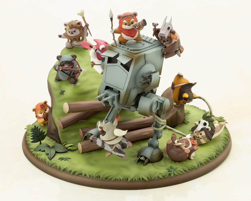 Star Wars: Episode VI – Return of the Jedi - Chief Chirpa - Kneesaa - Leektar - Logray - Paploo - Romba - Teebo - Tokkat - Wicket W. Warrick - Widdle Warrick - ARTFX - ARTFX Artist Series - Battle of Endor - Little Rebels (Kotobukiya)