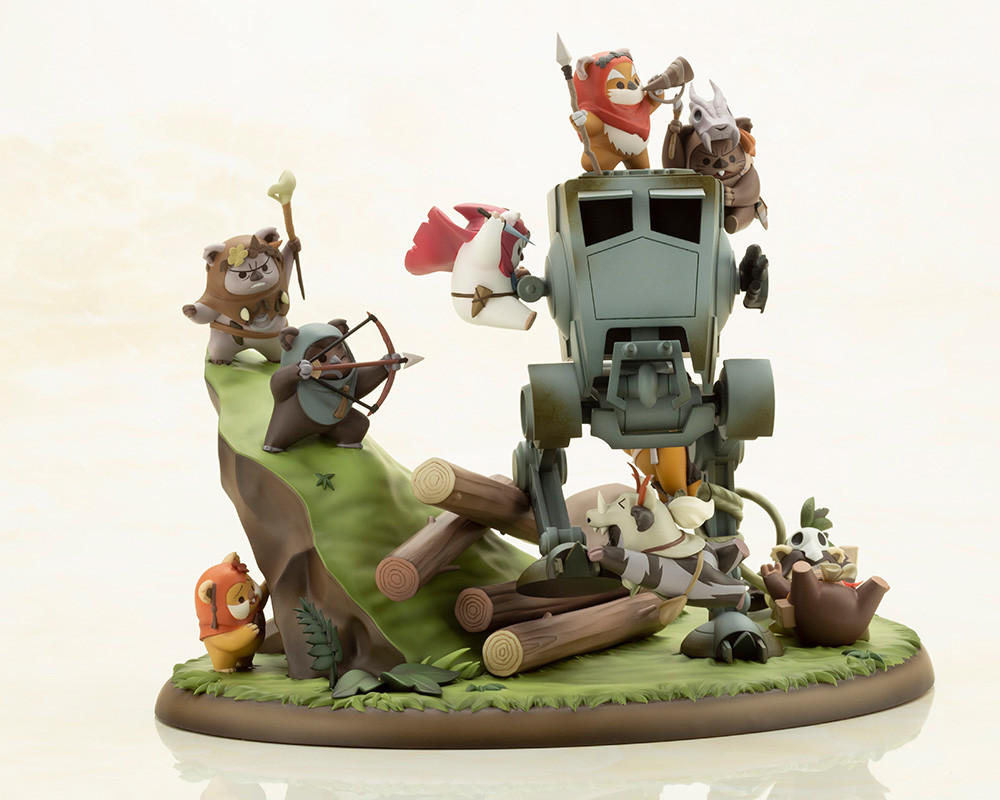 Star Wars: Episode VI – Return of the Jedi - Chief Chirpa - Kneesaa - Leektar - Logray - Paploo - Romba - Teebo - Tokkat - Wicket W. Warrick - Widdle Warrick - ARTFX - ARTFX Artist Series - Battle of Endor - Little Rebels (Kotobukiya)