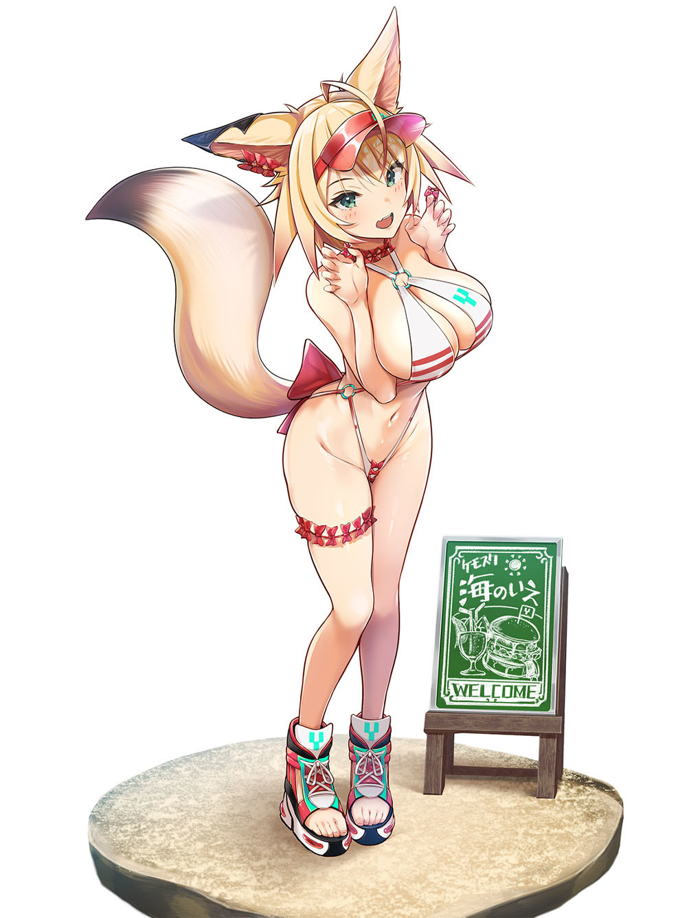 Original - Kemonomimi Gakuen - Fennec Shalit - 1/7 - Jacket Off Ver. (B'full)