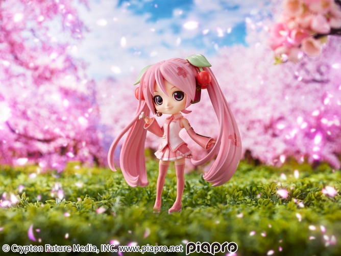 Piapro Characters - Hatsune Miku - Q Posket - Sakura, A (Bandai Spirits)