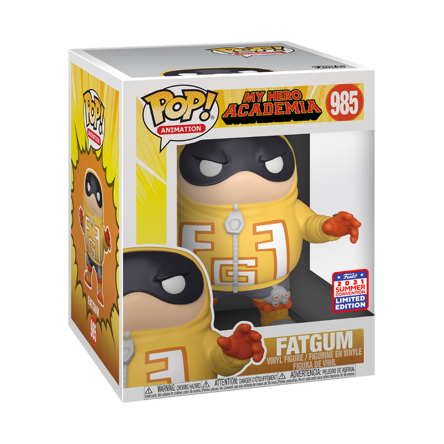 Boku no Hero Academia - Fatgum - POP! Animation  (985) - POP! Vinyl - Super Sized POP! Vinyl (Funko Toys, GameStop) photo 3