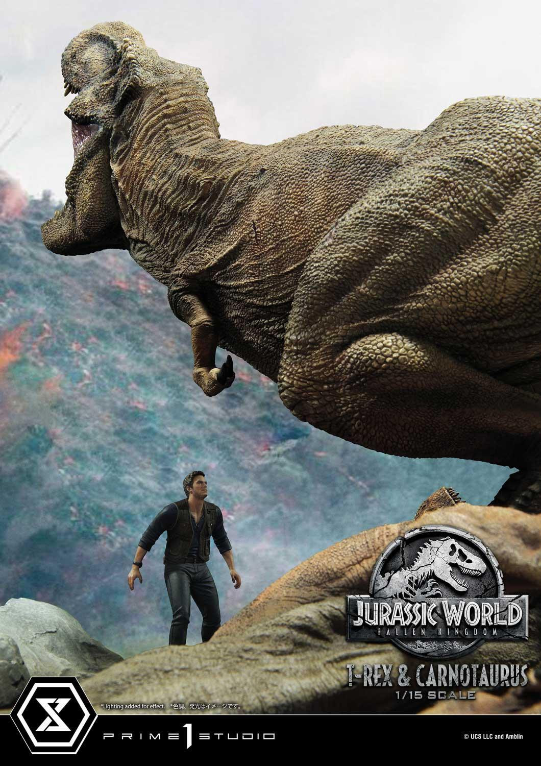Jurassic World: Fallen Kingdom - Carnotaurus - Owen Grady - Tyrannosaurus Rex - Legacy Museum Collection (LMCJW2-07) - 1/15 (Prime 1 Studio)