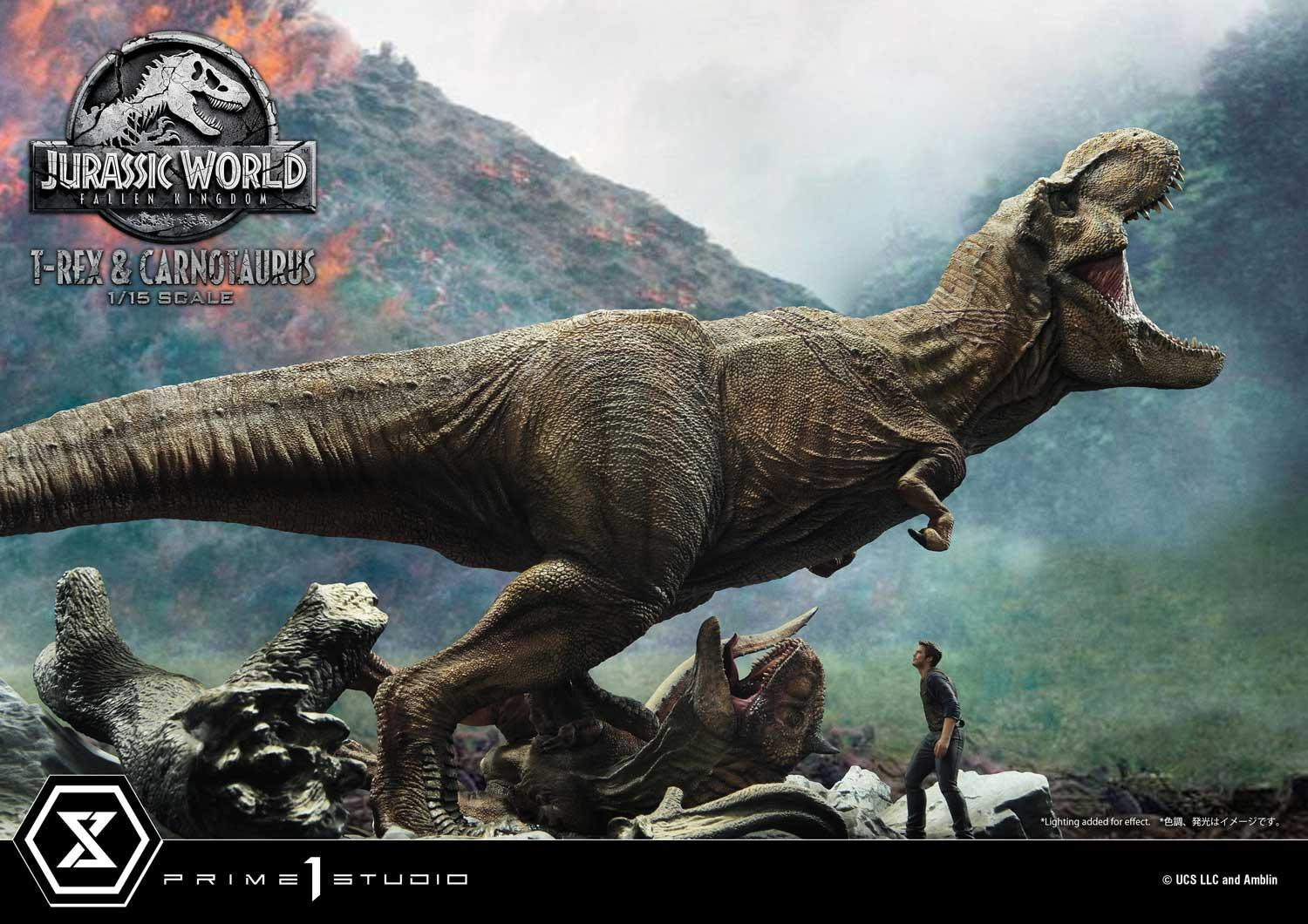 Jurassic World: Fallen Kingdom - Carnotaurus - Owen Grady - Tyrannosaurus Rex - Legacy Museum Collection (LMCJW2-07) - 1/15 (Prime 1 Studio)