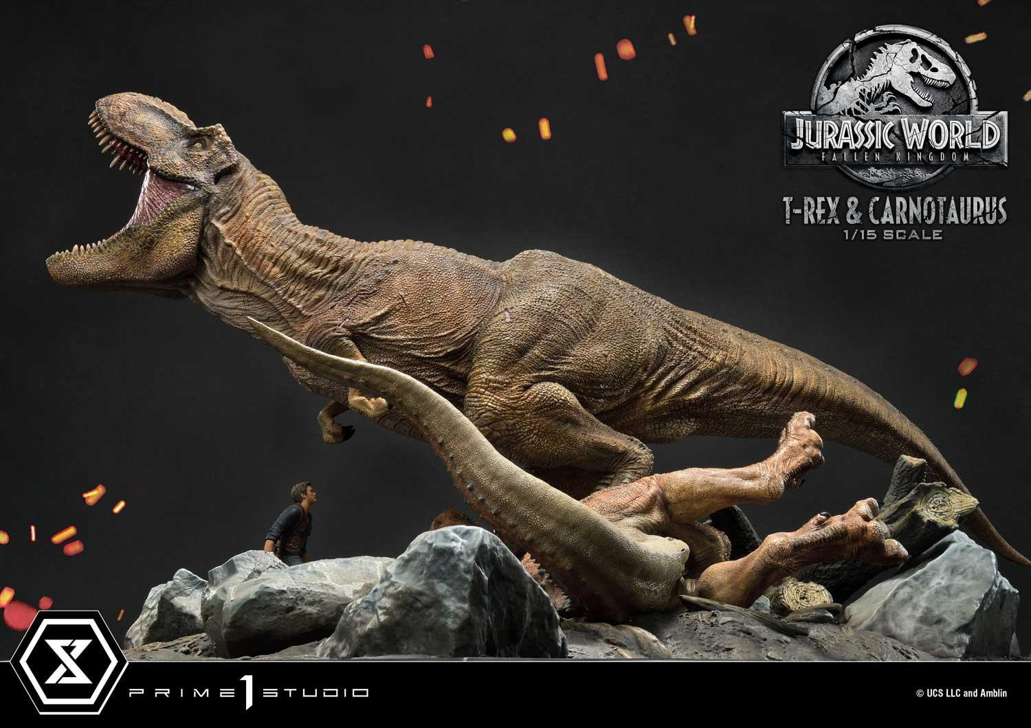 Jurassic World: Fallen Kingdom - Carnotaurus - Owen Grady - Tyrannosaurus Rex - Legacy Museum Collection (LMCJW2-07) - 1/15 (Prime 1 Studio)