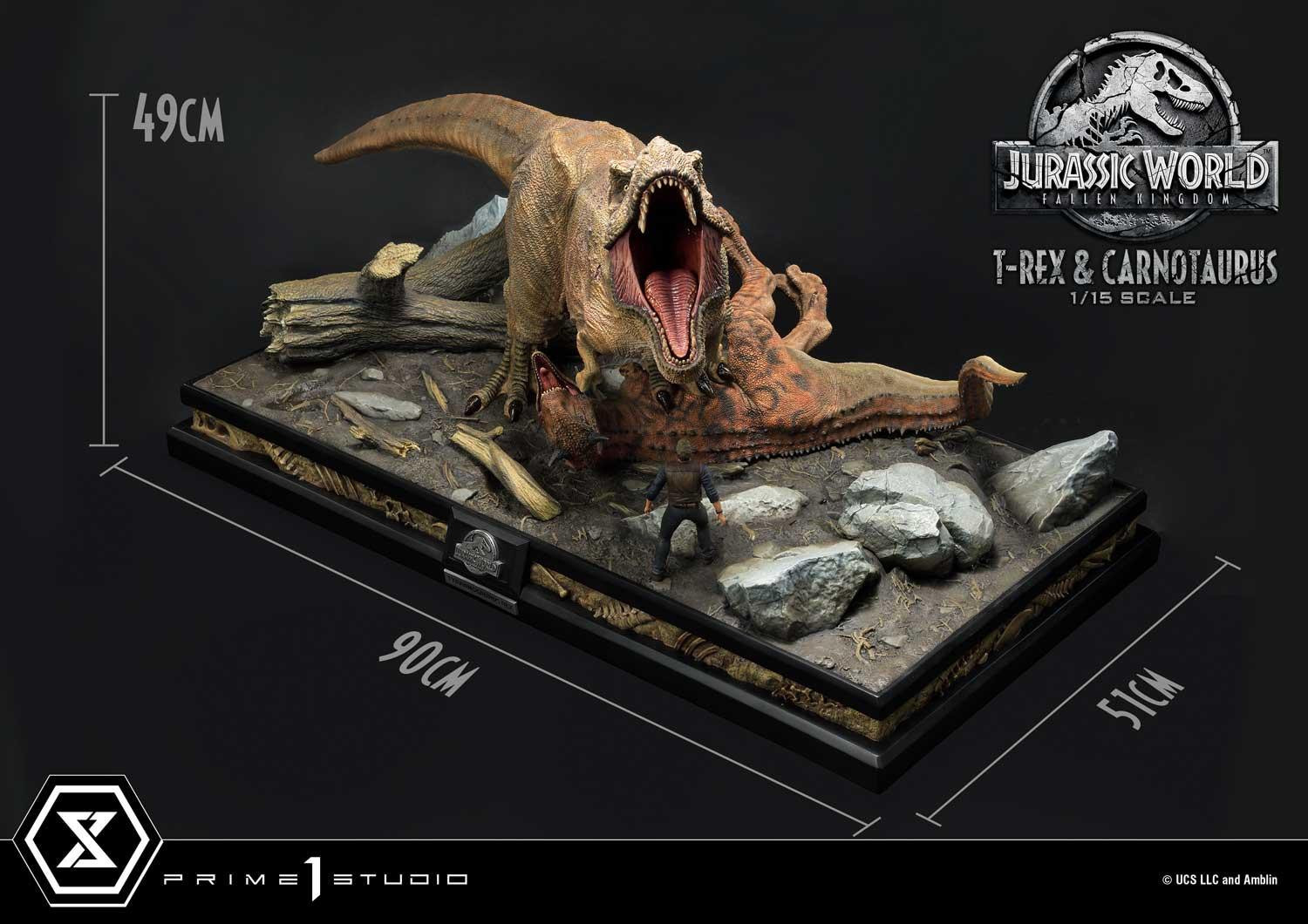 Jurassic World: Fallen Kingdom - Carnotaurus - Owen Grady - Tyrannosaurus Rex - Legacy Museum Collection  (LMCJW2-07) - 1/15 (Prime 1 Studio)