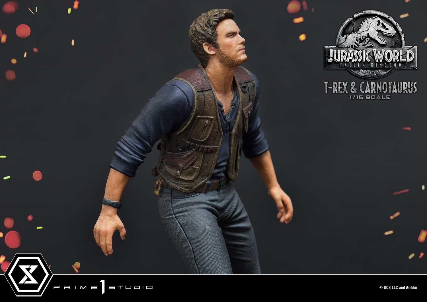 Jurassic World: Fallen Kingdom - Carnotaurus - Owen Grady - Tyrannosaurus Rex - Legacy Museum Collection  (LMCJW2-07) - 1/15 (Prime 1 Studio)