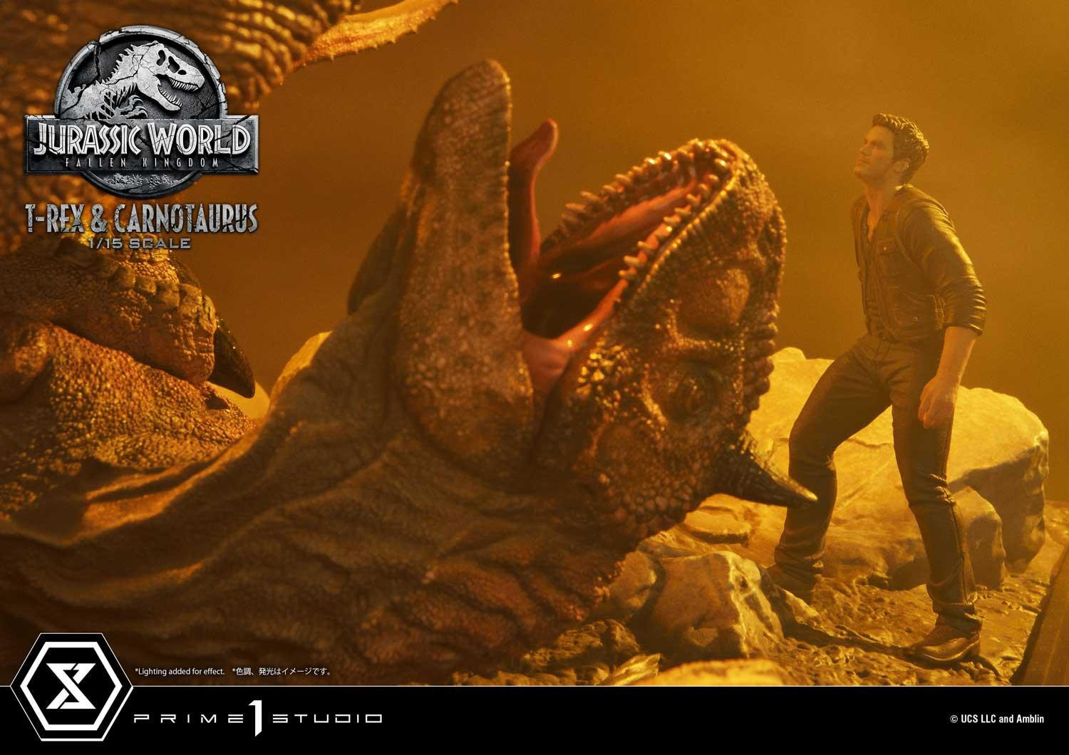 Jurassic World: Fallen Kingdom - Carnotaurus - Owen Grady - Tyrannosaurus Rex - Legacy Museum Collection  (LMCJW2-07) - 1/15 (Prime 1 Studio)