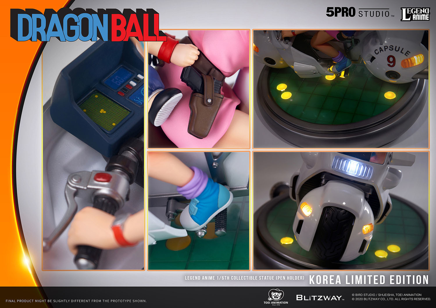 Dragon Ball - Bulma - Son Goku - Legend Anime  (5PRO-LA-70201) - 1/6 (Blitzway)