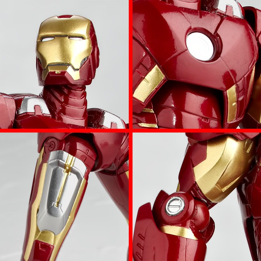 The Avengers - Iron Man Mark VII - Legacy of Revoltech  (LR-041) - Revoltech - Revoltech SFX  (042) (Kaiyodo) photo 5