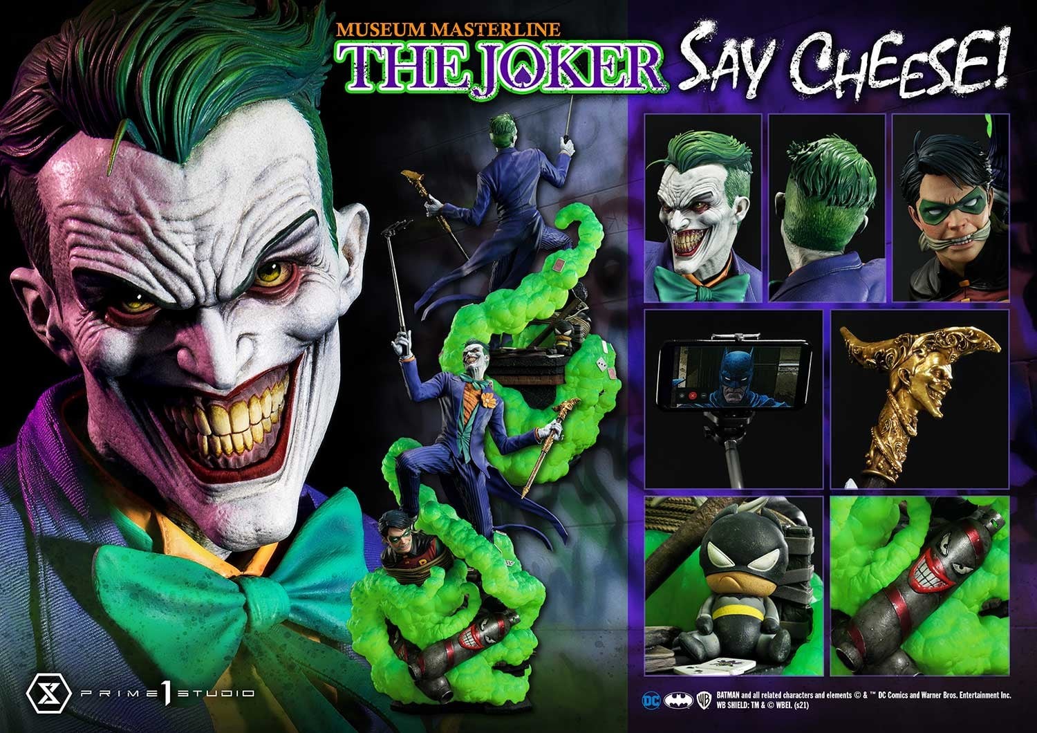 Batman - Joker - Robin - Museum Masterline Series  (MMDC-52DXS) - 1/3 - Say Cheese!, DX Bonus Version (Prime 1 Studio) photo 73