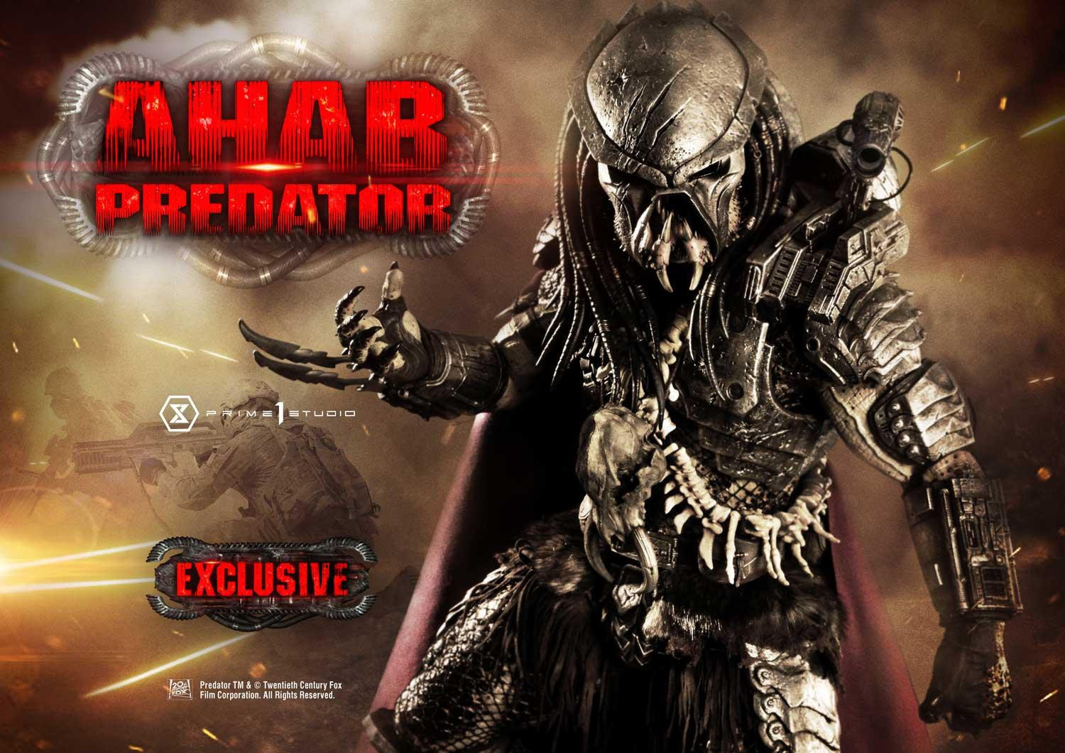 Predator: Fire and Stone - Ahab Predator - Premium Masterline  (PMDHPR-05EXS) - 1/4 - EX Bonus Version (Prime 1 Studio)