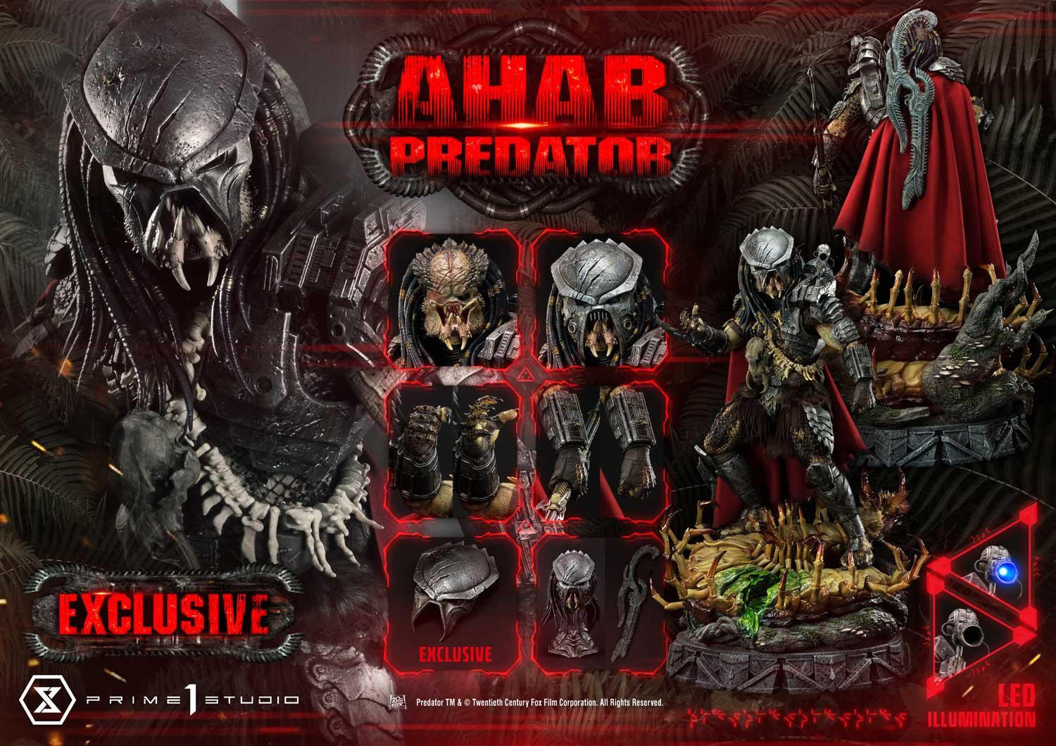 Predator: Fire and Stone - Ahab Predator - Premium Masterline (PMDHPR-05EXS) - 1/4 - EX Bonus Version (Prime 1 Studio)
