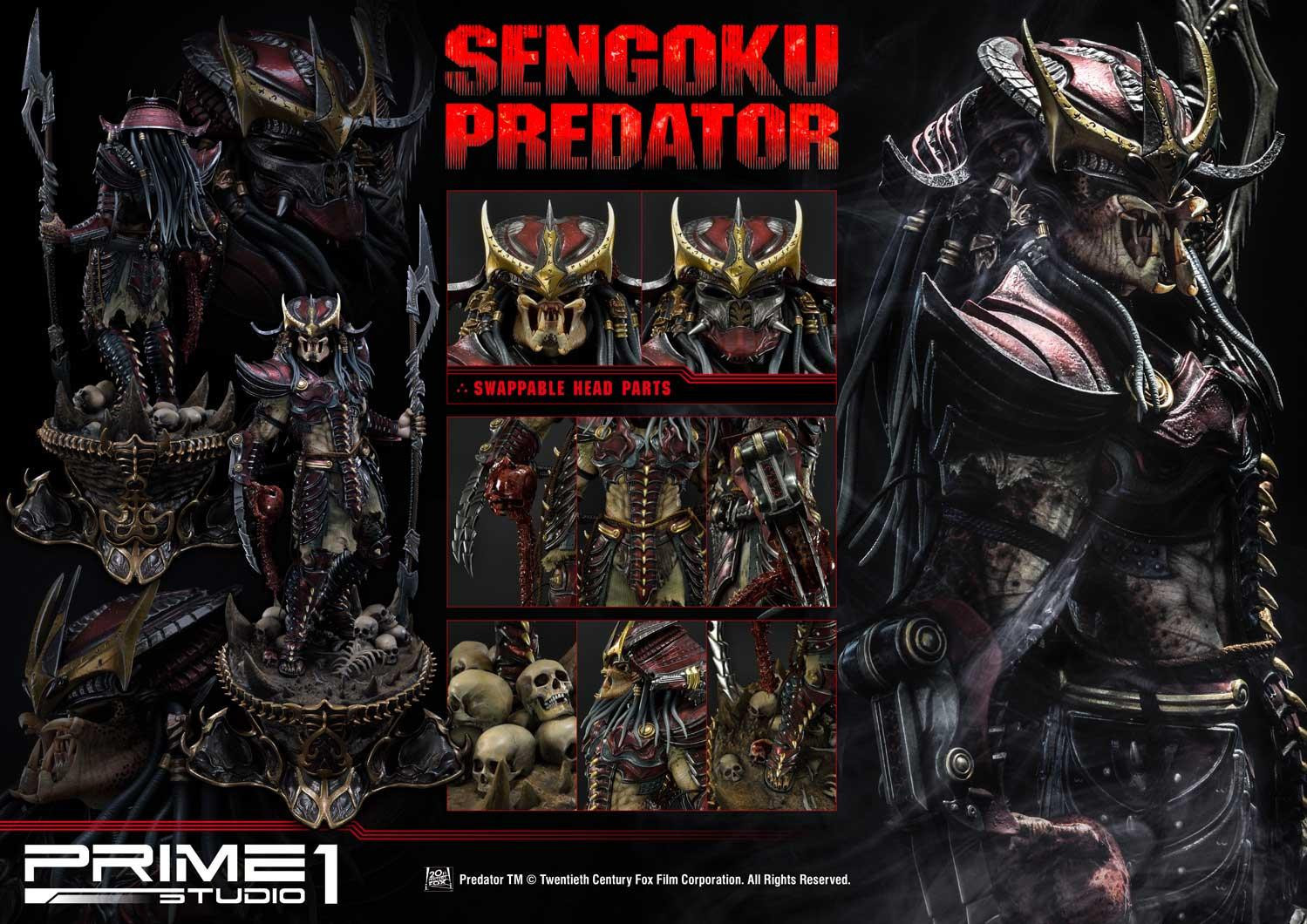 Predator (Comics) - Sengoku Predator - Premium Masterline  (PMDHPR-04) - 1/4 (Prime 1 Studio)