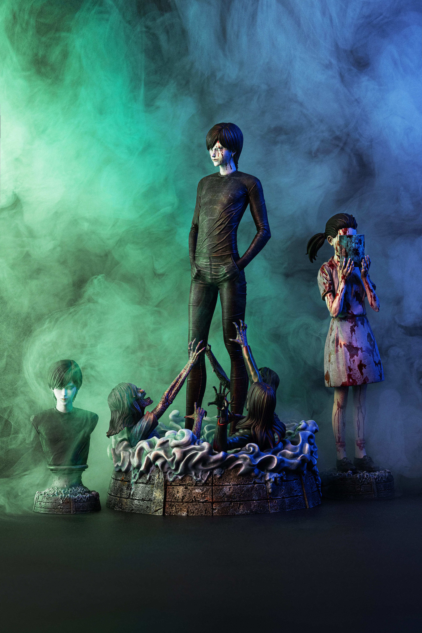 Itou Junji: Collection - Yotsutsuji no Bishounen - 1/6 - Screaming Night Limited Edition (Echoes Gallery) photo 2