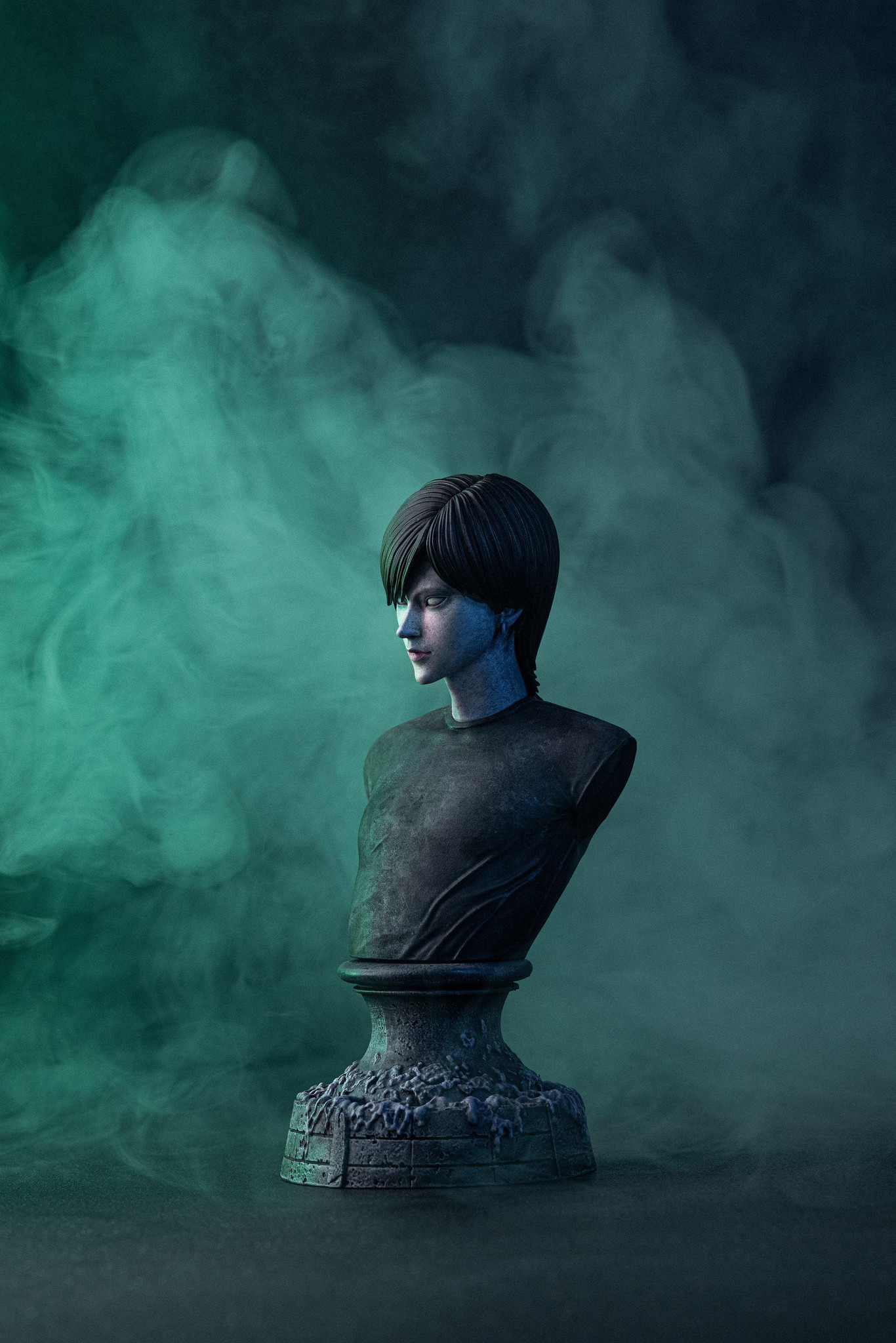 Itou Junji: Collection - Yotsutsuji no Bishounen - 1/6 - Screaming Night Limited Edition (Echoes Gallery) photo 6