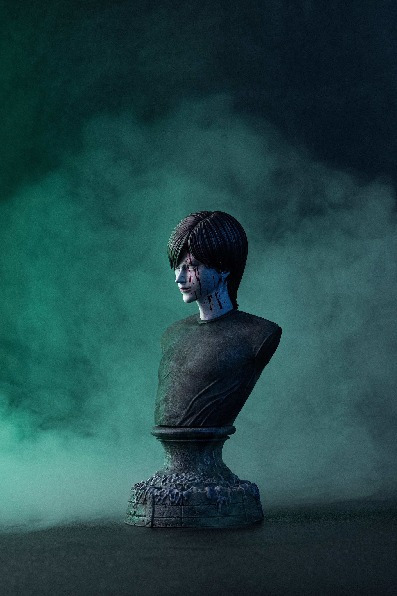 Itou Junji: Collection - Yotsutsuji no Bishounen - 1/6 - Screaming Night Limited Edition (Echoes Gallery) photo 9