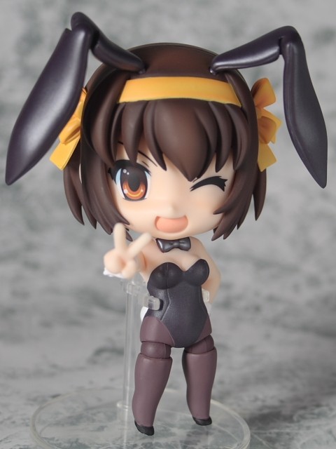 Suzumiya Haruhi no Yuuutsu - Suzumiya Haruhi - Nendoroid (#014) - Bunny Girl Set, Pearl ver. (Good Smile Company) photo 2