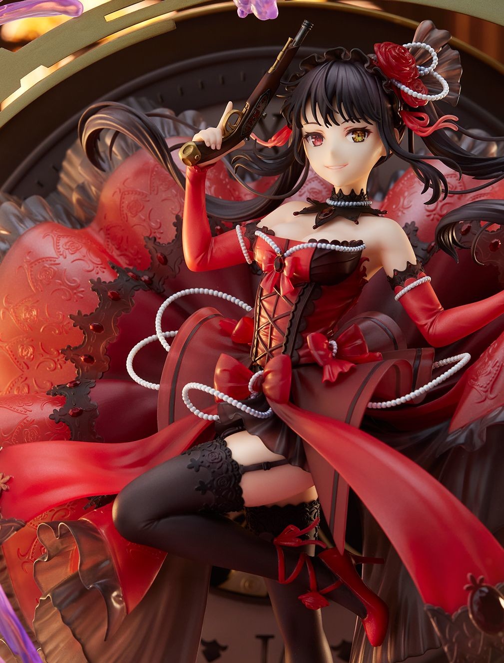 Date A Live Fragment: Date A Bullet - Tokisaki Kurumi - Shibuya Scramble Figure - 1/7 - Pigeon Blood Ruby Dress Ver. (Alpha Satellite, eStream)